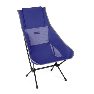 Helinox Campingstuhl Chair Two (hohe Rückenlehne stützt Rücken, Nacken und Schulter) kobaltblau